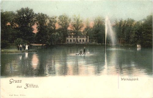 Gruss aus Zittau in Sachsen - Weinaupark