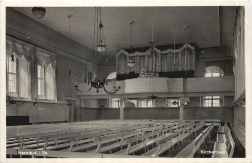 Herrnhut - Kirchensaal Orgel