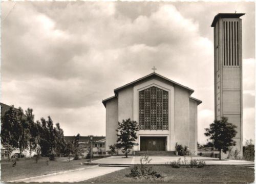 Weil am Rhein - Baustein Pax Christi Kirche