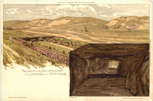 Sylt - Freidhof der Heimatlosen - Litho