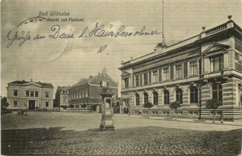 Bad Oldesloe - Markt mit Postamt