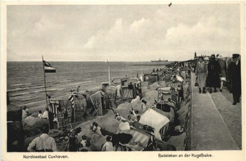 Nordseebad Duhnen - Badeleben an der Kugelbake