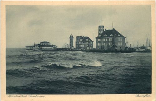 Nordseebad Cuxhaven - Sturmflut