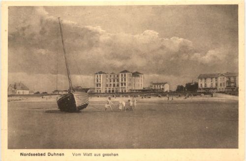 Nordseebad Duhnen - Vom Watt aus gesehen