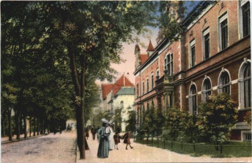 Itzehoe - Victoria Straße mit Postamt