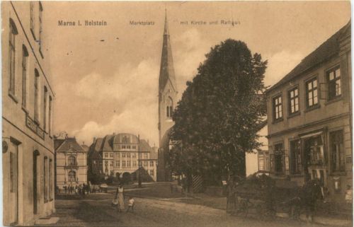 Marne in Holstein - Marktplatz