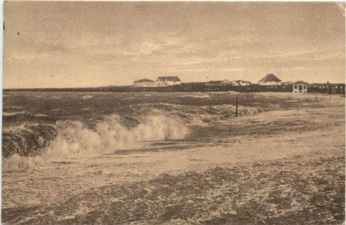 Nodseebad Büsum - Herrenstrand bei Sturmflut