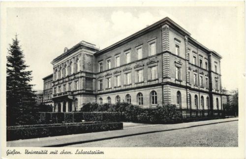 Giessen - Universität mit chem. Laboratorium