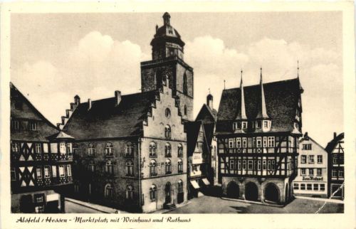 Alsfeld Hessen - Marktplatz