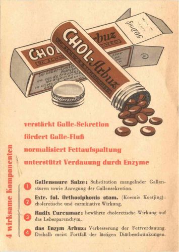 Werbung - Chol-Arbus