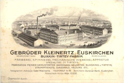Euskirchen - Gebrüder Kleinertz Fabrik
