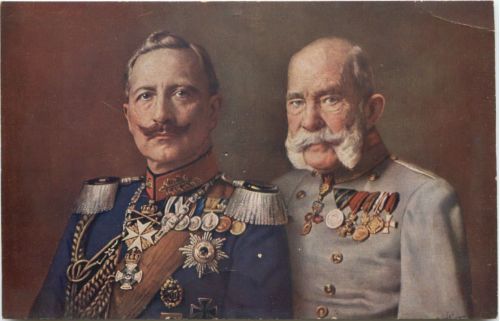 Kaiser Wilhlem II und Franz Josef