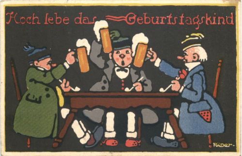 Hoch lebe das Geburtstagskind - Bier - Feldpost