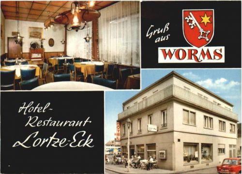 Gruss aus Worms - Hotel Lortze Eck