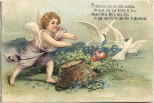 Engel - Prägekarte