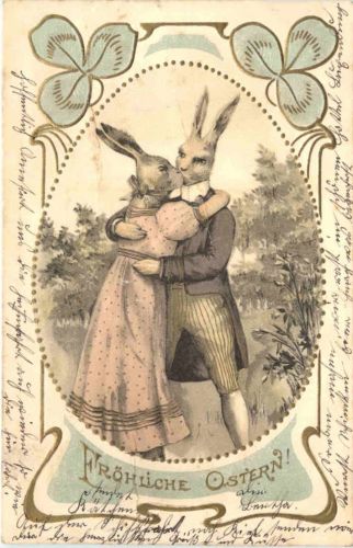 Ostern - Hasen in Kleidern