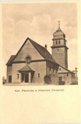 Kath. Kirche in Hirschfeld Hunsrück