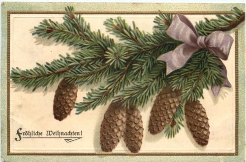 Weihnachten - Prägekarte