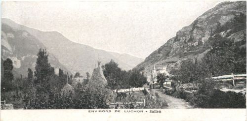 Luchon Salles - Mini postcard