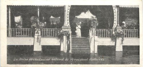 Le Reine Wilhlemine - Mini postcard