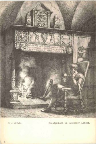 Lübeck - Künstler Ak C. J. Milde