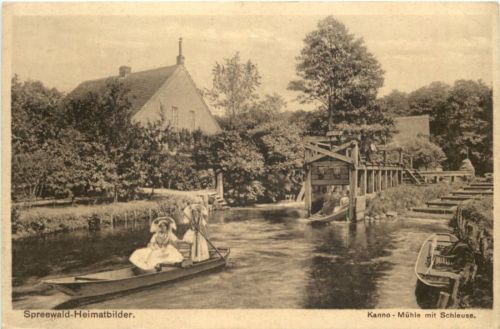 Spreewald - Kanno Mühle mit Schleuse