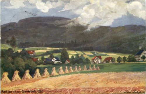 Rachlau mit dem Czorneboh