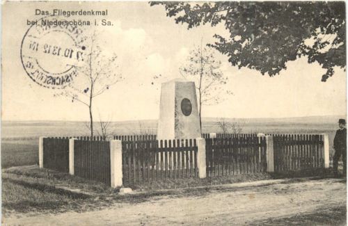 Niederschöna in Sachsen - Das Fleigerdenkmal