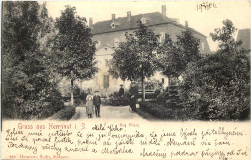 Gruss aus Herrnhut - Am Platz