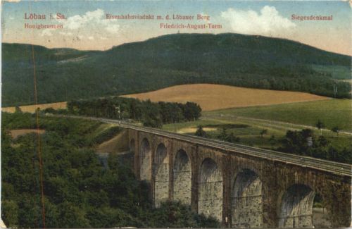 Löbau in Sachsen - Eisenbahnviadukt