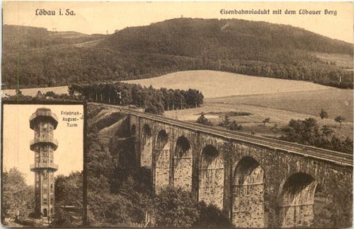 Löbau in Sachsen - Eisenbahnviadukt