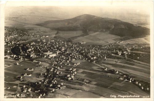 Löbau in Sachsen - Fliegeraufnahme