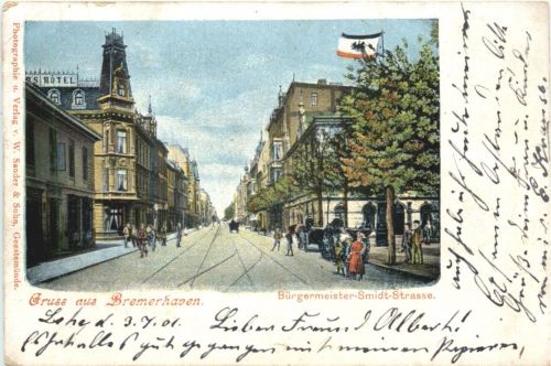 Gruss aus Bremerhaven - Bürgermeister Smidt Strasse