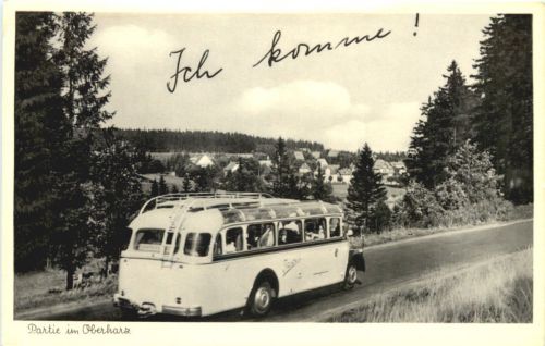 Partie im Oberharz - Autobus