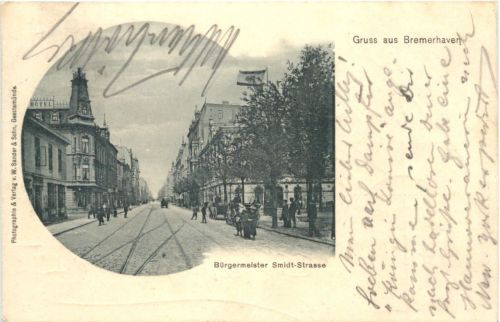 Gruss aus Bremerhaven - Bürgermeister Smidt Strasse