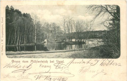 Gruss vom Mühlenteich bei Varel
