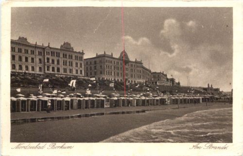 Nordseebad Borkum - Am Strande