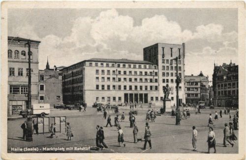 Halle Saale - Marktplatz