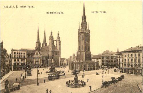 Halle Saale - Marktplatz