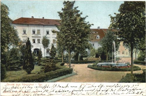Gruss aus Herrnhut - Am Platz
