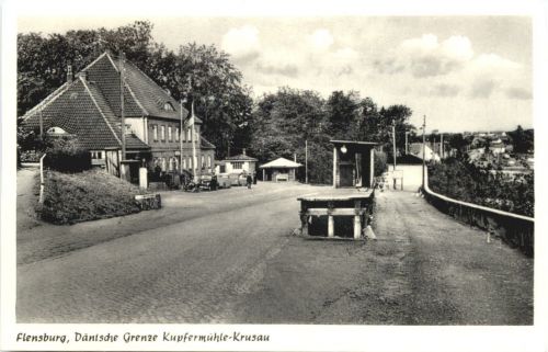 Flensburg - Dänische Grenze Kupfermühle-Krusau