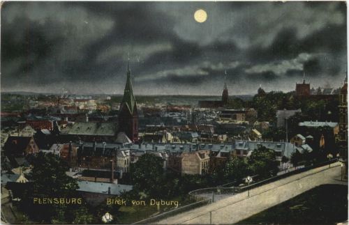 Flensburg bei Nacht