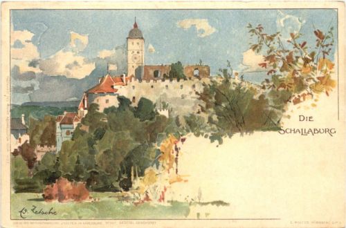 Melk - Die Schallaburg - Litho
