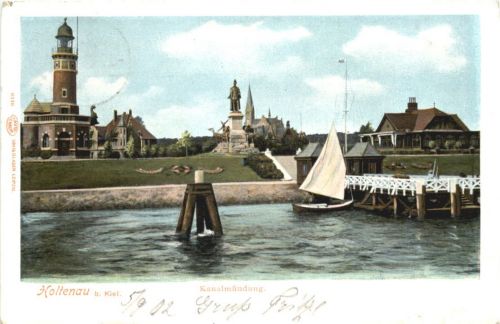 Holtenau bei Kiel - Kanalmündung