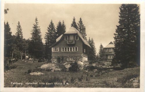 Feldberg - Hebelhof - Villa Liseli