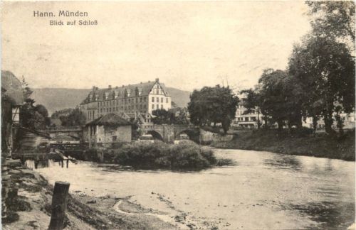 Hann. Münden - Blick auf Schloß