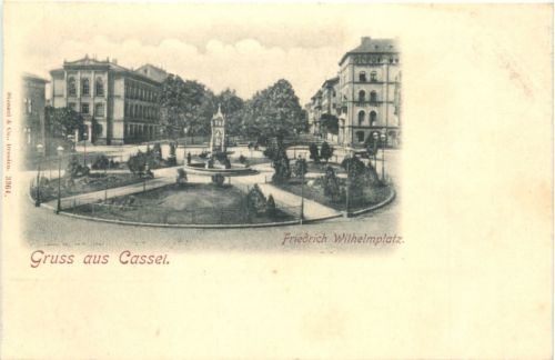 Gruss aus Kassel - Friedrich Wilhelmplatz