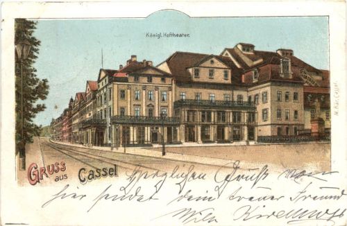 Gruss aus Kassel - Litho