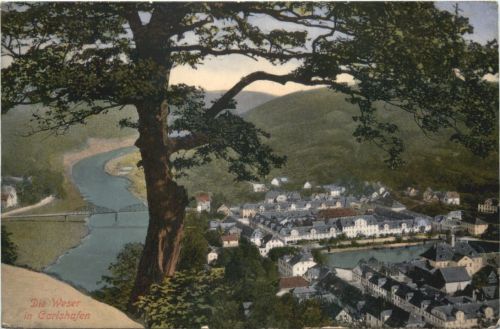 Die Weser bei Carlshafen