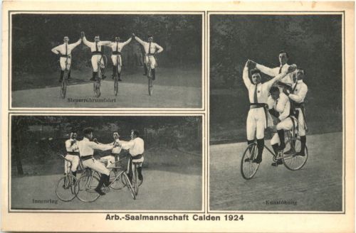 Calden - Arb. Saalmannschaft 1924 - Fahrrad